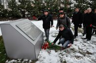 Траурный митинг, посвященный Герою России Олегу Пешкову