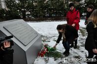 Траурный митинг, посвященный Герою России Олегу Пешкову