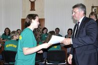 Встреча ректора с волонтерами Международной географической олимпиады iGeo-2015