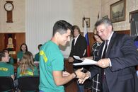 Встреча ректора с волонтерами Международной географической олимпиады iGeo-2015