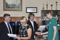 Встреча ректора с волонтерами Международной географической олимпиады iGeo-2015