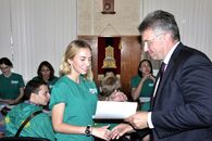 Встреча ректора с волонтерами Международной географической олимпиады iGeo-2015