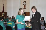 Встреча ректора с волонтерами Международной географической олимпиады iGeo-2015