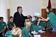 Встреча ректора с волонтерами Международной географической олимпиады iGeo-2015