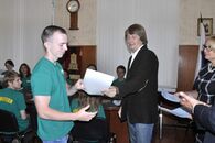 Встреча ректора с волонтерами Международной географической олимпиады iGeo-2015