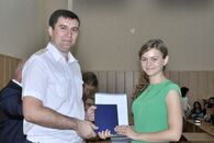 Вручение дипломов выпускникам юридического факультета