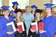 Вручение дипломов выпускникам химико-технологического факультета