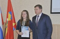 Вручение сертификатов лучшим волонтерам Кубка Европы по дзюдо среди кадетов