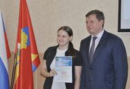 Вручение сертификатов лучшим волонтерам Кубка Европы по дзюдо среди кадетов