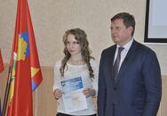 Вручение сертификатов лучшим волонтерам Кубка Европы по дзюдо среди кадетов