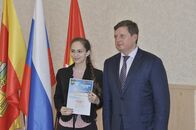 Вручение сертификатов лучшим волонтерам Кубка Европы по дзюдо среди кадетов