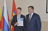 Вручение сертификатов лучшим волонтерам Кубка Европы по дзюдо среди кадетов