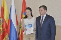 Вручение сертификатов лучшим волонтерам Кубка Европы по дзюдо среди кадетов