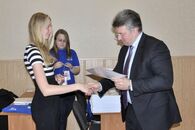 Вручение удостоверений студентам ТвГУ - федеральным общественным наблюдателям ЕГЭ