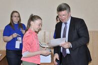 Вручение удостоверений студентам ТвГУ - федеральным общественным наблюдателям ЕГЭ