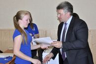 Вручение удостоверений студентам ТвГУ - федеральным общественным наблюдателям ЕГЭ