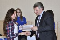 Вручение удостоверений студентам ТвГУ - федеральным общественным наблюдателям ЕГЭ