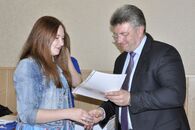 Вручение удостоверений студентам ТвГУ - федеральным общественным наблюдателям ЕГЭ