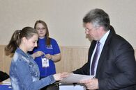 Вручение удостоверений студентам ТвГУ - федеральным общественным наблюдателям ЕГЭ