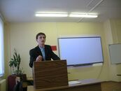 Заседание молодежного «круглого стола», приуроченного к Году Учителя в России по теме «Формирование образа школы и современного учителя в сознании молодёжи средствами массовой информации»