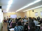 Заседание молодежного «круглого стола», приуроченного к Году Учителя в России по теме «Формирование образа школы и современного учителя в сознании молодёжи средствами массовой информации»