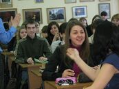 Заседание молодежного «круглого стола», приуроченного к Году Учителя в России по теме «Формирование образа школы и современного учителя в сознании молодёжи средствами массовой информации»