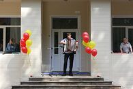 Открытие "Картинного дворика" для дома престарелых