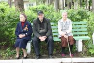 Открытие "Картинного дворика" для дома престарелых