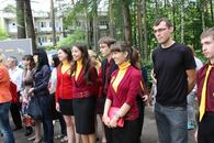 Открытие "Картинного дворика" для дома престарелых