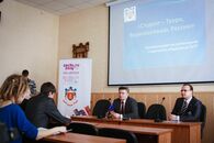 Пресс-конференция, посвященная победе ТвГУ в конкурсе поддержки деятельности студенческих объединений российских вузов.