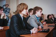 Пресс-конференция, посвященная победе ТвГУ в конкурсе поддержки деятельности студенческих объединений российских вузов.