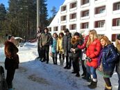 Физкультурно-оздоровительные меропрития со студентами на базе "Верхневолжская" 2012 г.