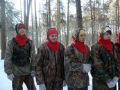 Физкультурно-оздоровительные меропрития со студентами на базе "Верхневолжская" 2012 г.