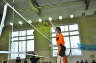 Финал межфакультетских соревнований по волейболу (I место - ПМиК, II место - физико-технический ф-т, III место - математический ф-т)