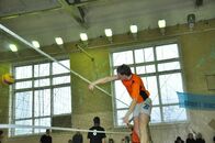 Финал межфакультетских соревнований по волейболу (I место - ПМиК, II место - физико-технический ф-т, III место - математический ф-т)