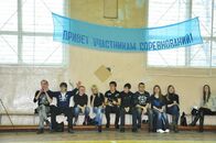 Финал межфакультетских соревнований по волейболу (I место - ПМиК, II место - физико-технический ф-т, III место - математический ф-т)