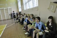 Финал межфакультетских соревнований по волейболу (I место - ПМиК, II место - физико-технический ф-т, III место - математический ф-т)