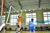 Финал межфакультетских соревнований по волейболу (I место - ПМиК, II место - физико-технический ф-т, III место - математический ф-т)