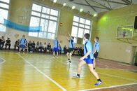 Финал межфакультетских соревнований по волейболу (I место - ПМиК, II место - физико-технический ф-т, III место - математический ф-т)