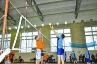 Финал межфакультетских соревнований по волейболу (I место - ПМиК, II место - физико-технический ф-т, III место - математический ф-т)