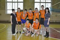 Финал межфакультетских соревнований по волейболу (I место - ПМиК, II место - физико-технический ф-т, III место - математический ф-т)