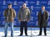 Торжественная акция «Первый ковш» в рамках реализации социального проекта партии «Единая Россия» «500 бассейнов»