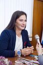 Вручение удостоверения аспиранта ТвГУ призеру Олимпийский игр Наталье Непряевой