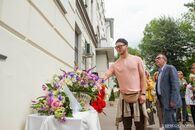 Торжественное открытие мемориальной доски Андрею Дементьеву