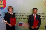 Подписание договора о международном сотрудничестве
